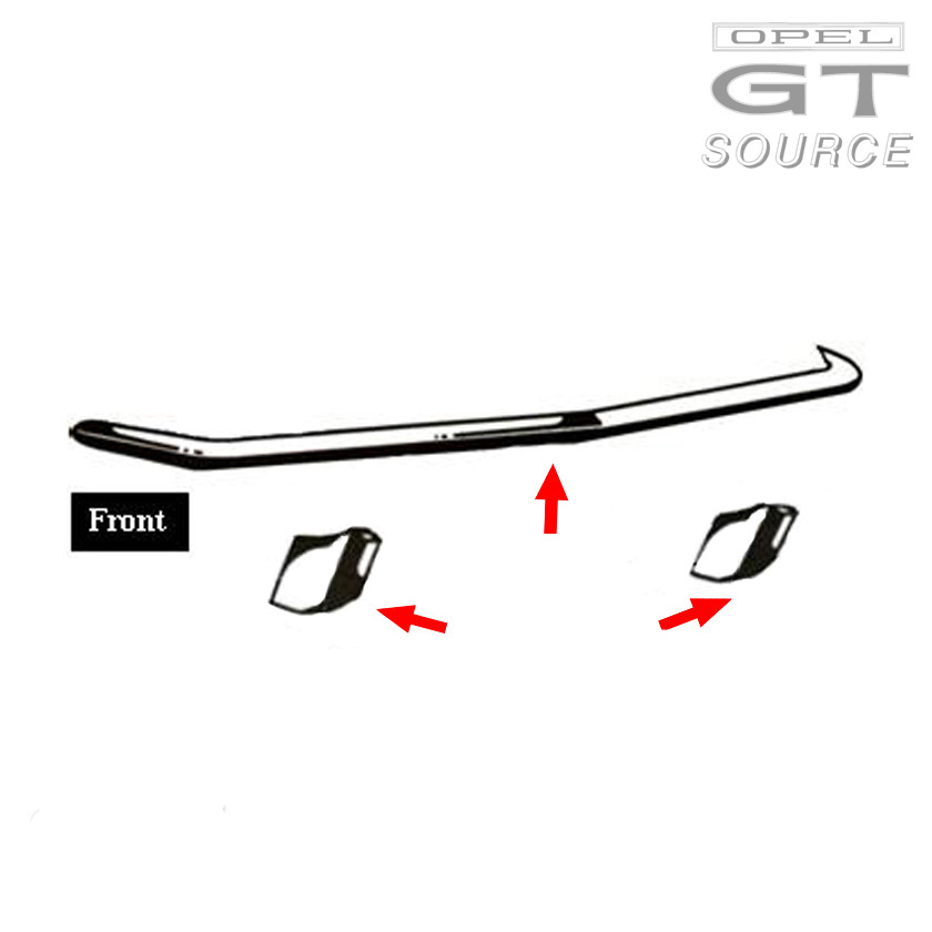 Frontset_opel_gt_stainless_steel_rear_bumper_set_diagram