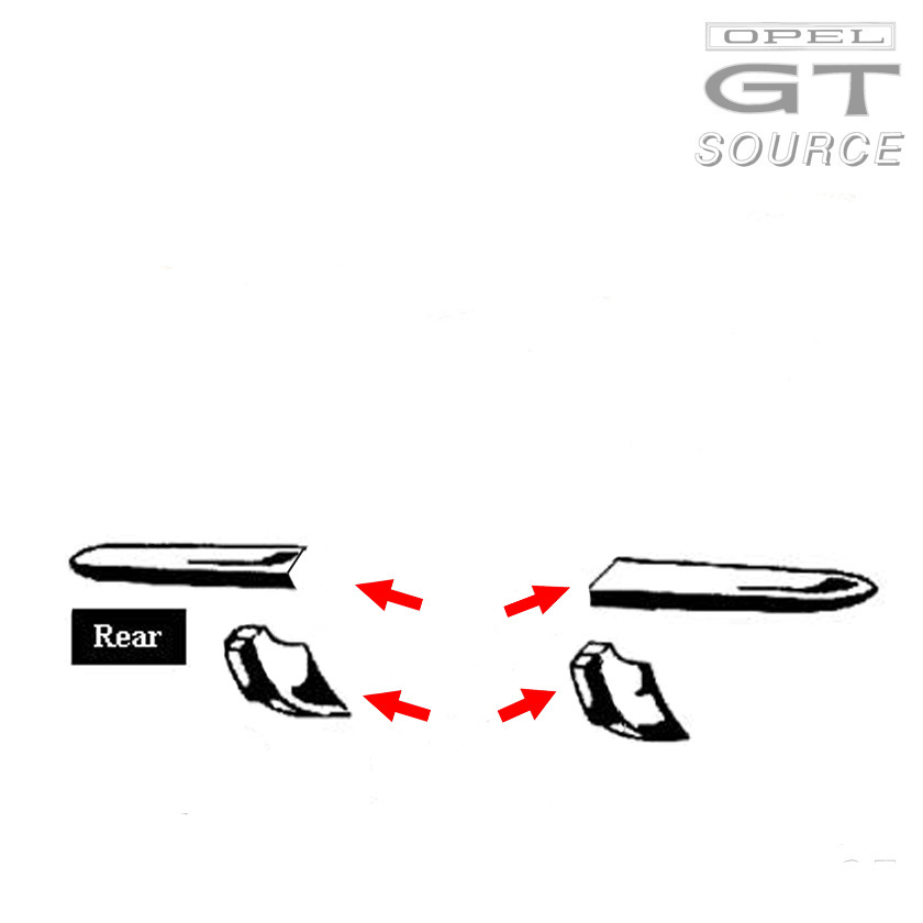 Rearset_opel_gt_stainless_steel_rear_bumper_set_diagram