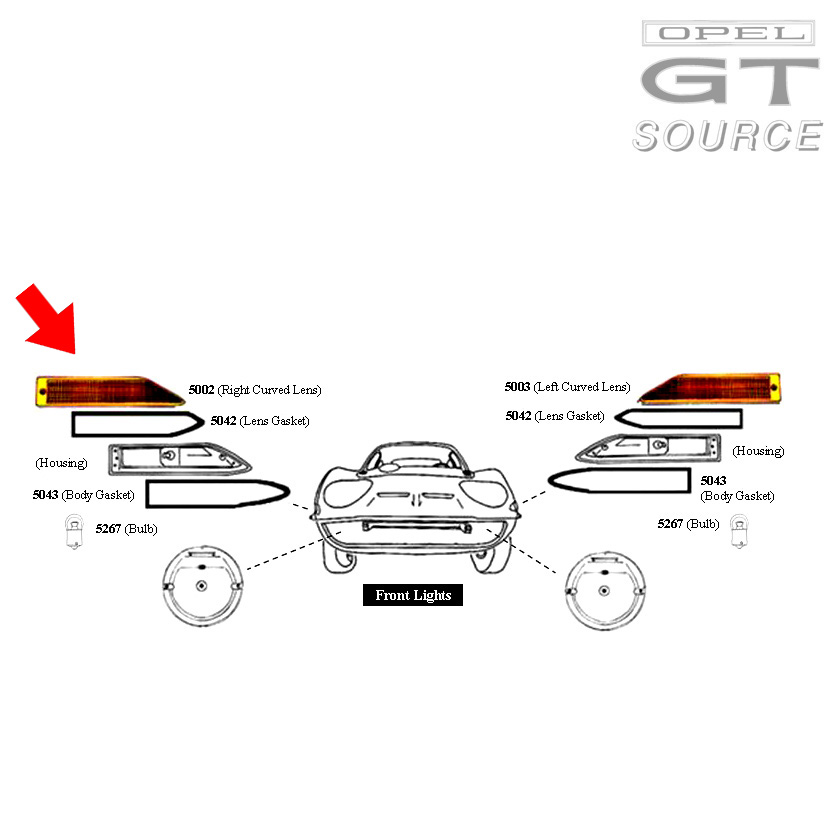 5002c_opel_gt_front_curved_lens_passenger_side_clear_diagram01