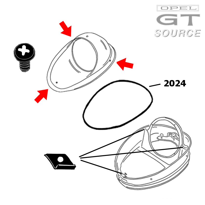 2024h_opel_gt_headlight_bucket_lid_hardware_kit_diagram02